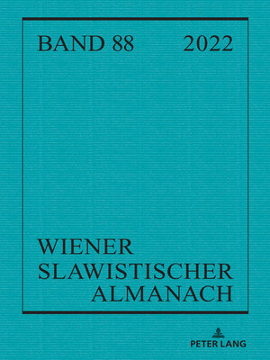 cover image of Wiener Slawistischer Almanach Band 88/2022